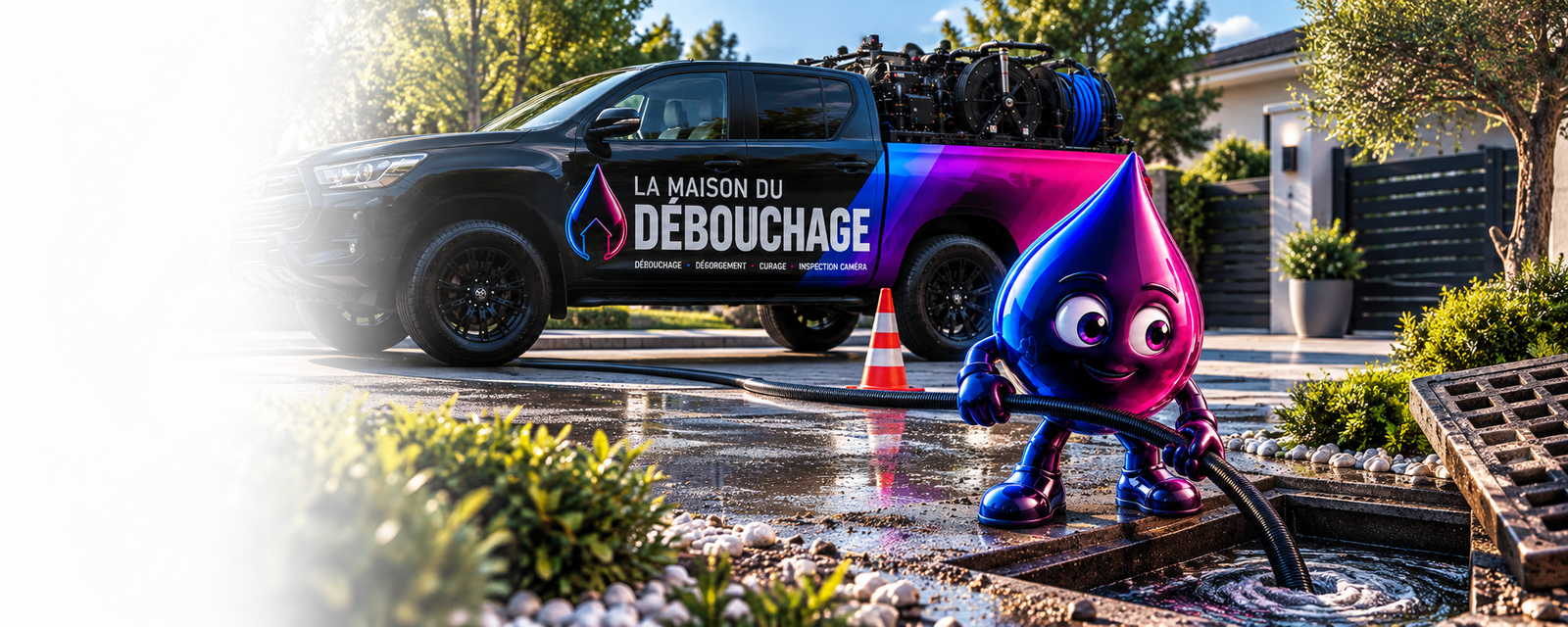 Débouchage canalisation extérieure